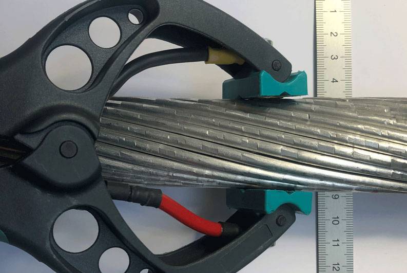 Clamps connected on spoolerg