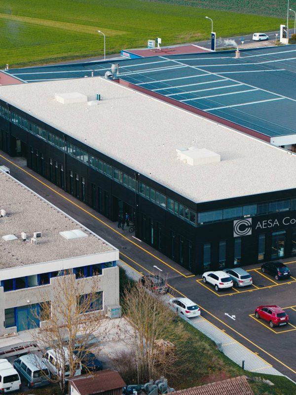 Building aerial view